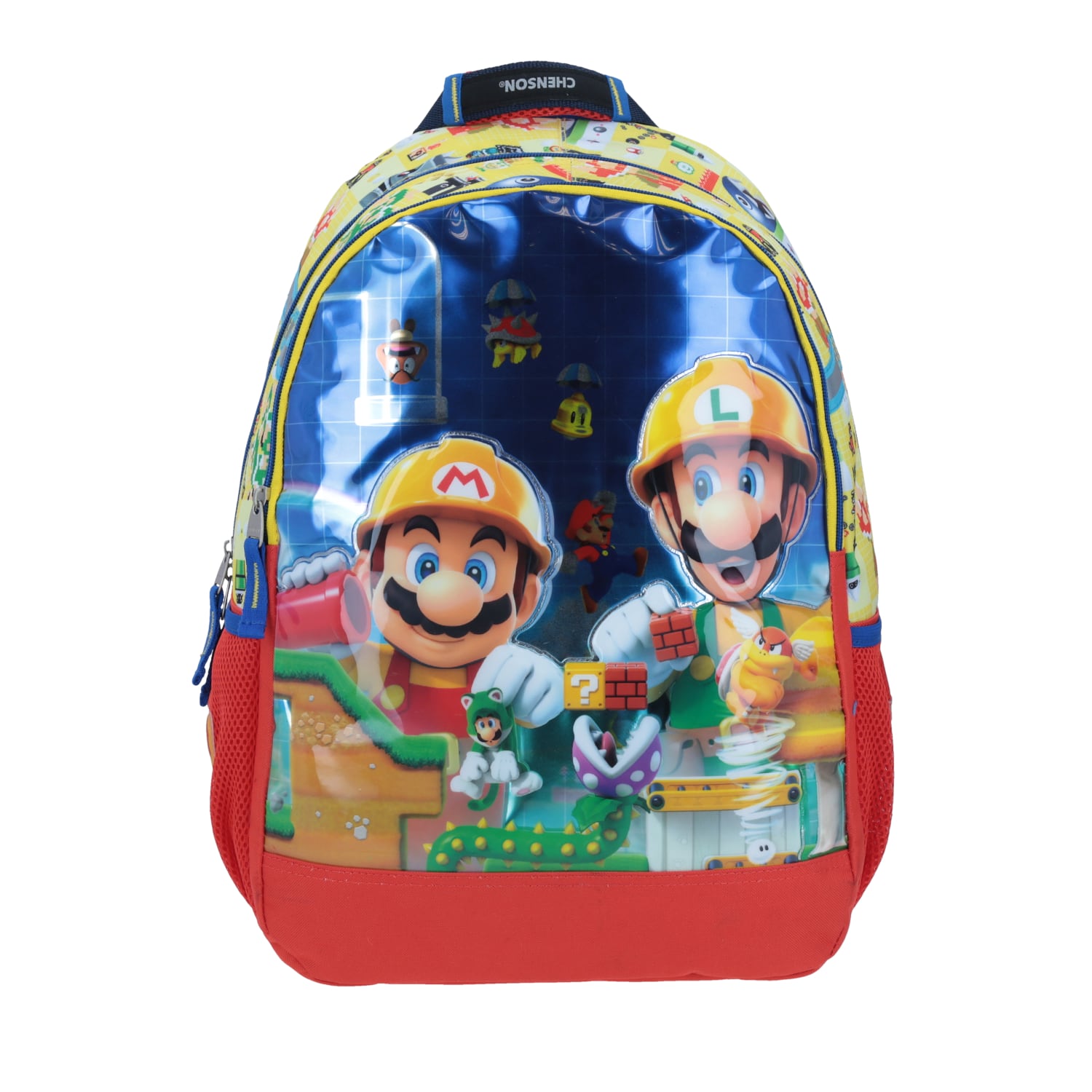 MOCHILA ESCOLAR GRANDE CHENSON MARIO BROS KIRAT