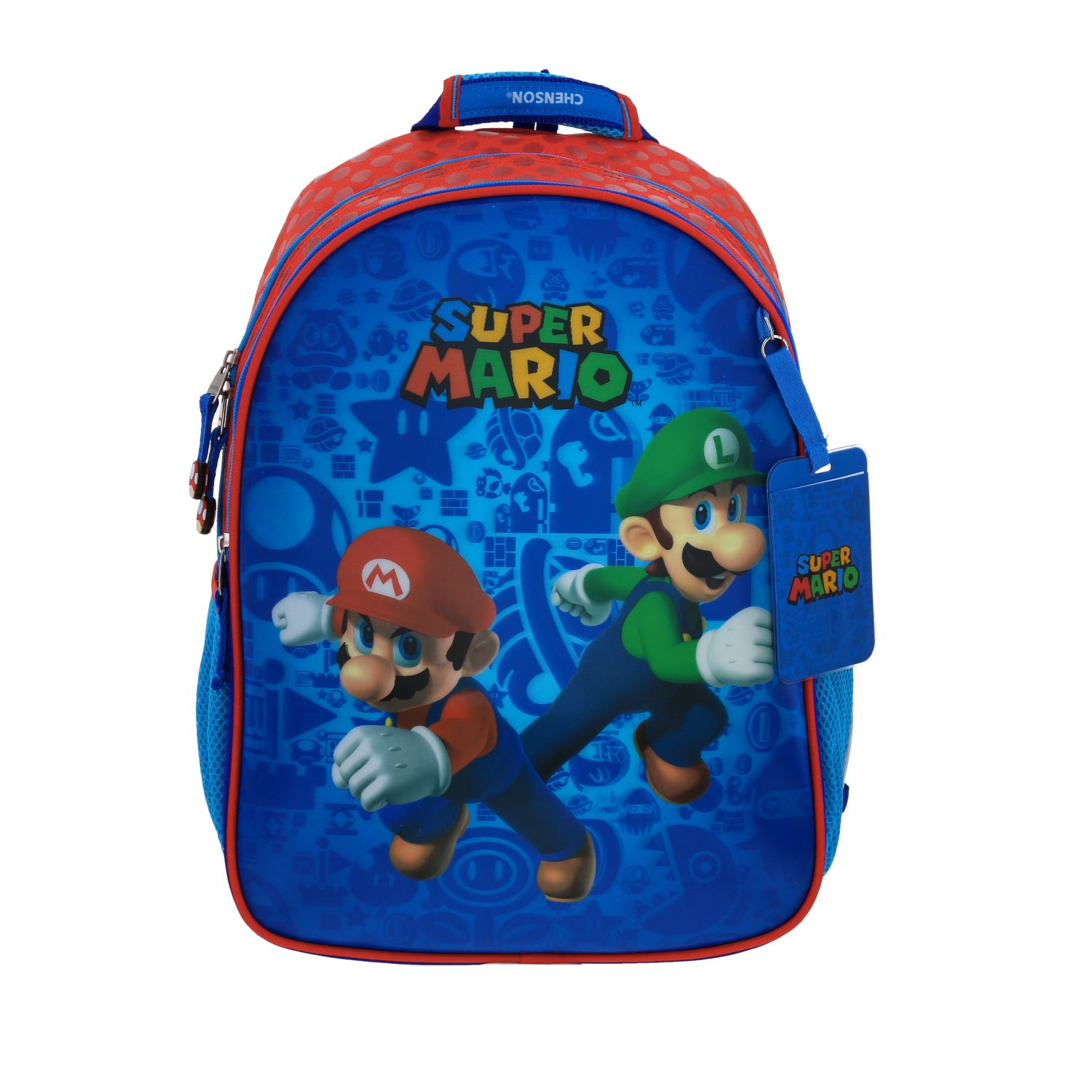 MOCHILA ESCOLAR GRANDE CHENSON MARIO BROS ESQUEIP