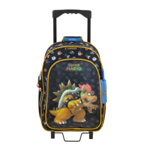 MOCHILA CON RUEDAS GRANDE MARIO BROS BOWSER WOAT
