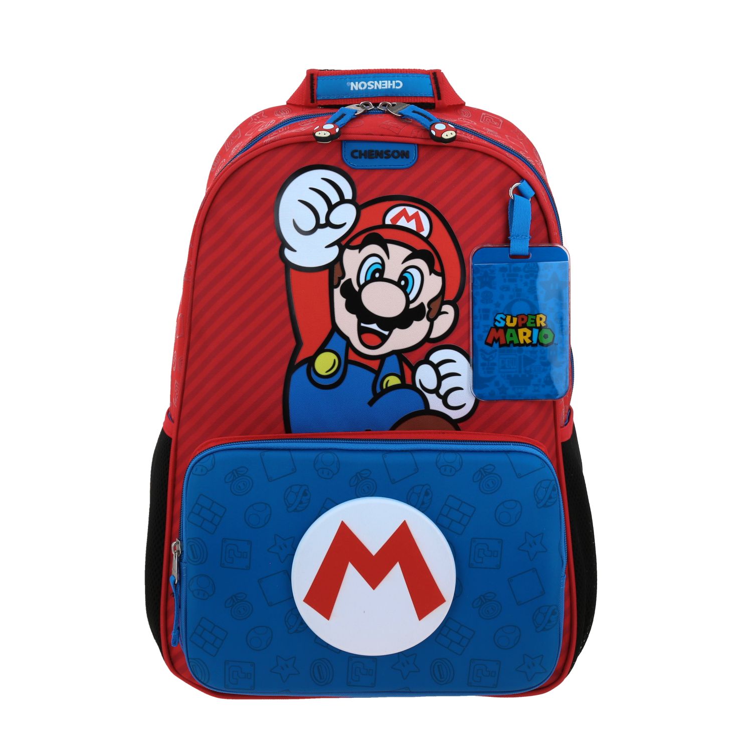 MOCHILA ESCOLAR GRANDE CHENSON MARIO BROS PREGO