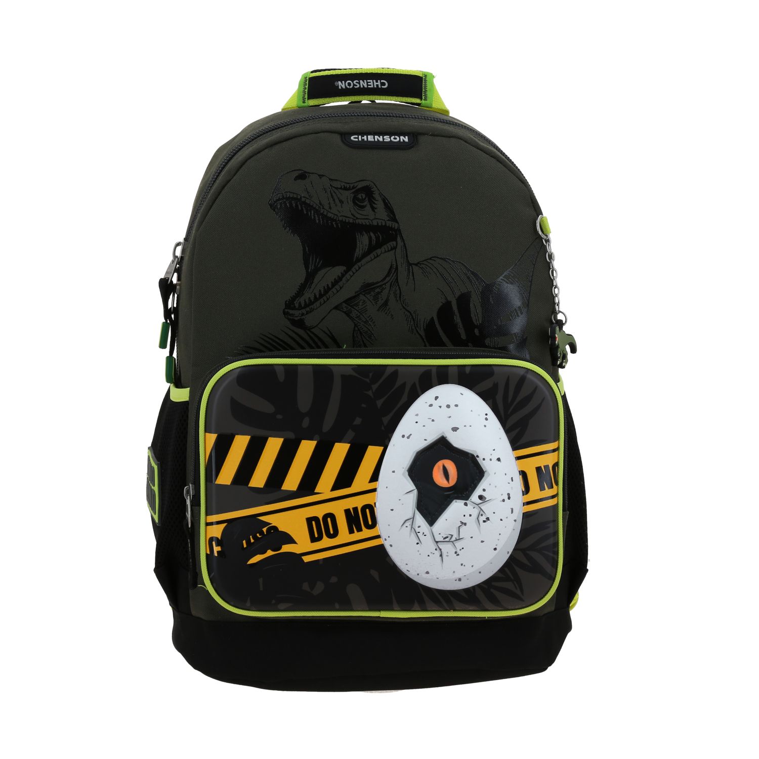 MOCHILA GRANDE ESCOLAR CHENSON ORIGINAL GRIS REGS