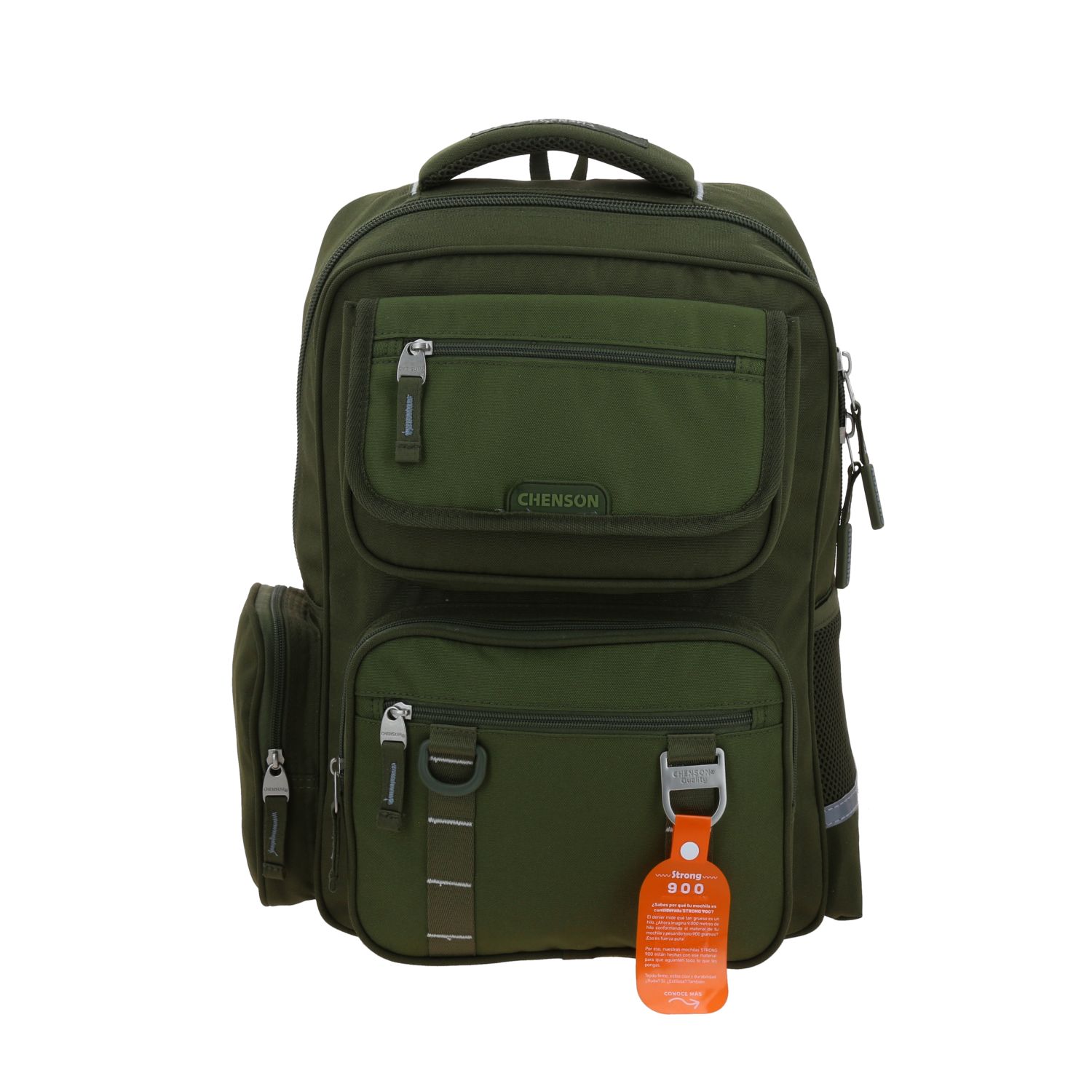 MOCHILA GRANDE CHENSON ORIGINAL VERDE MILITAR STRO