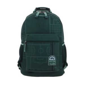 MOCHILA GRANDE ESCOLAR  CHENSON ORIGINAL VERDE FILD