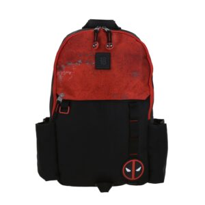 MOCHILA GRANDE ESCOLAR CHENSON DEADPOOL NEGRO PLAK