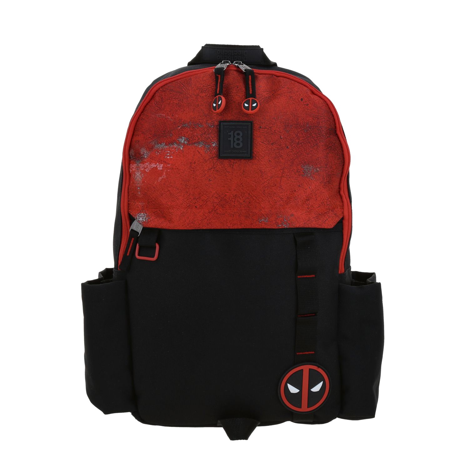MOCHILA GRANDE ESCOLAR CHENSON DEADPOOL NEGRO PLAK