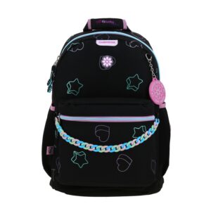 MOCHILA GRANDE ESCOLAR CHENSON HAPPY GIRL NEGRO LEIT