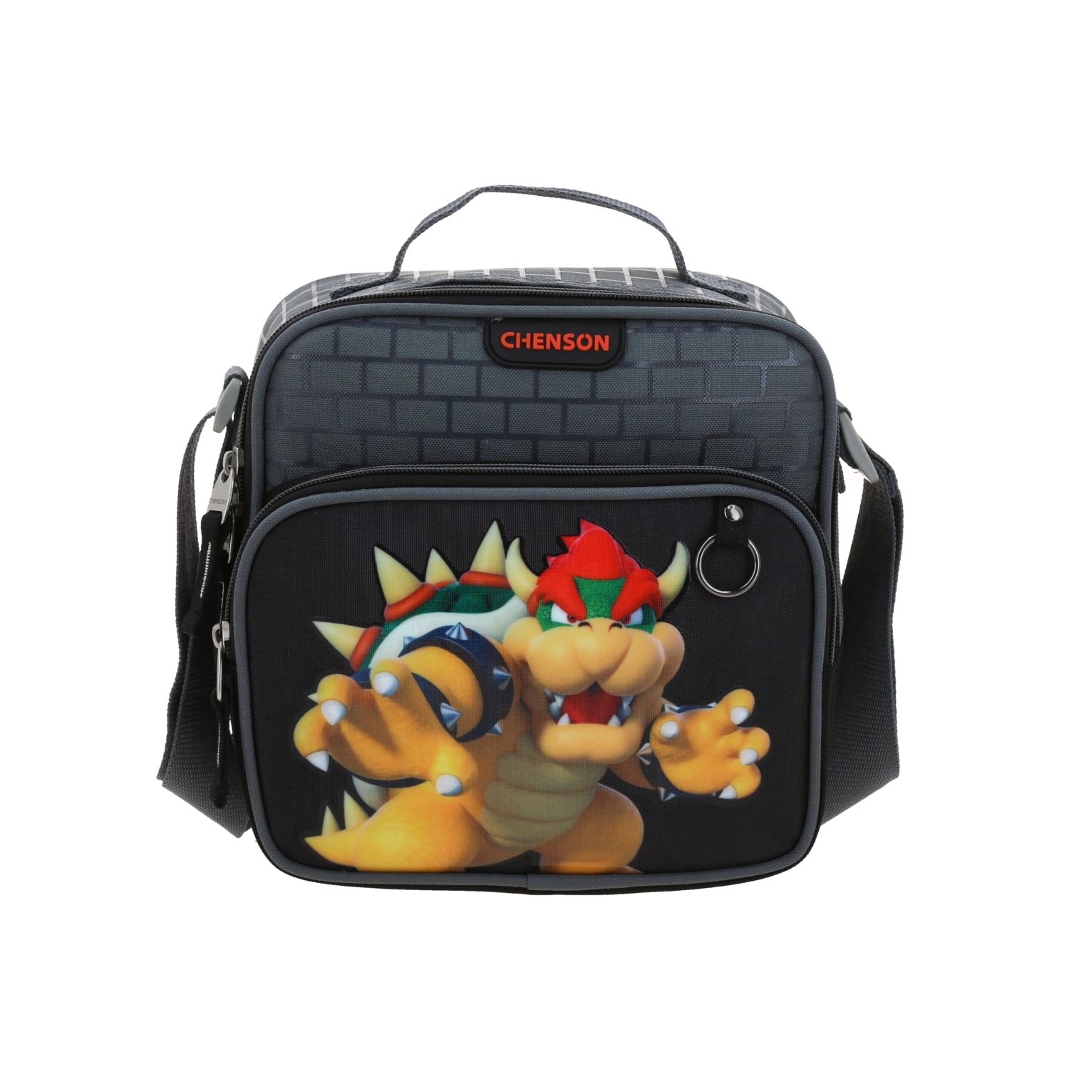 LONCHERA ESCOLAR CHENSON MARIO BROS GRIS CHEIN