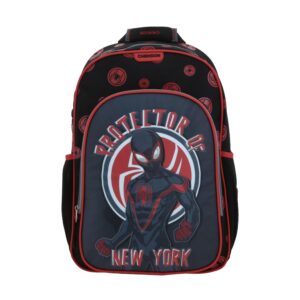 MOCHILA GRANDE ESCOLAR CHENSON SPIDERMAN NEGRO ROCT