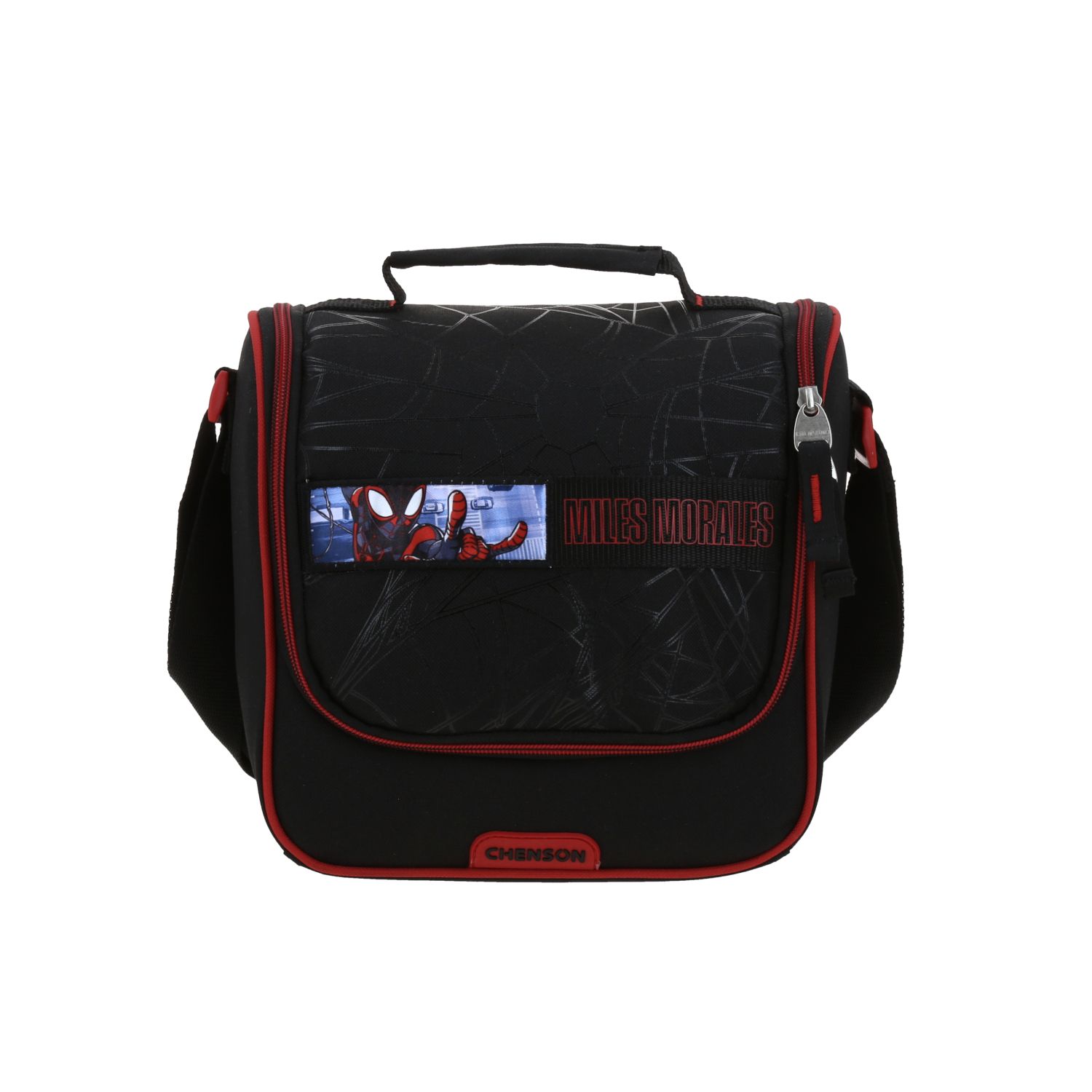 LONCHERA ESCOLAR CHENSON SPIDERMAN NEGRO ROLE