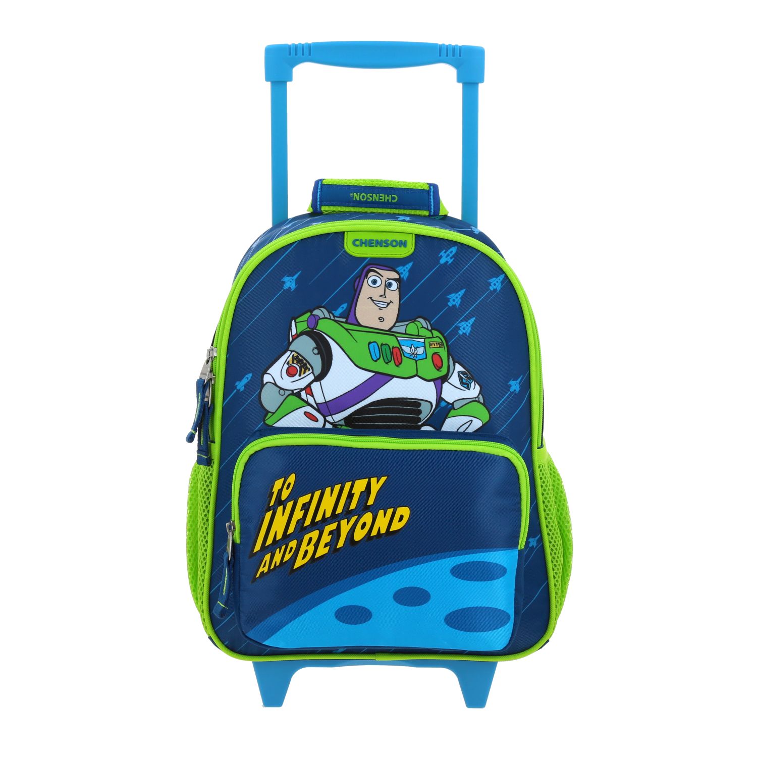 MOCHILA CON RUEDAS CHICA PREESCOLAR CHENSON TOY STORY AZUL FINIT
